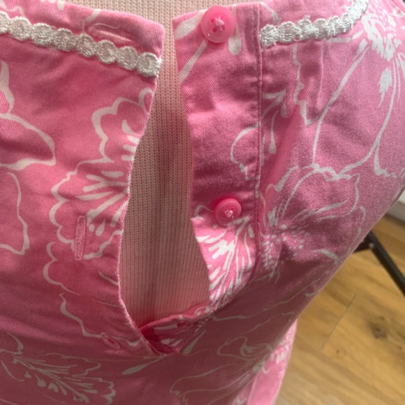 Janie and Jack Pink Flowered Dress Size 6 - Picture 6 of 8